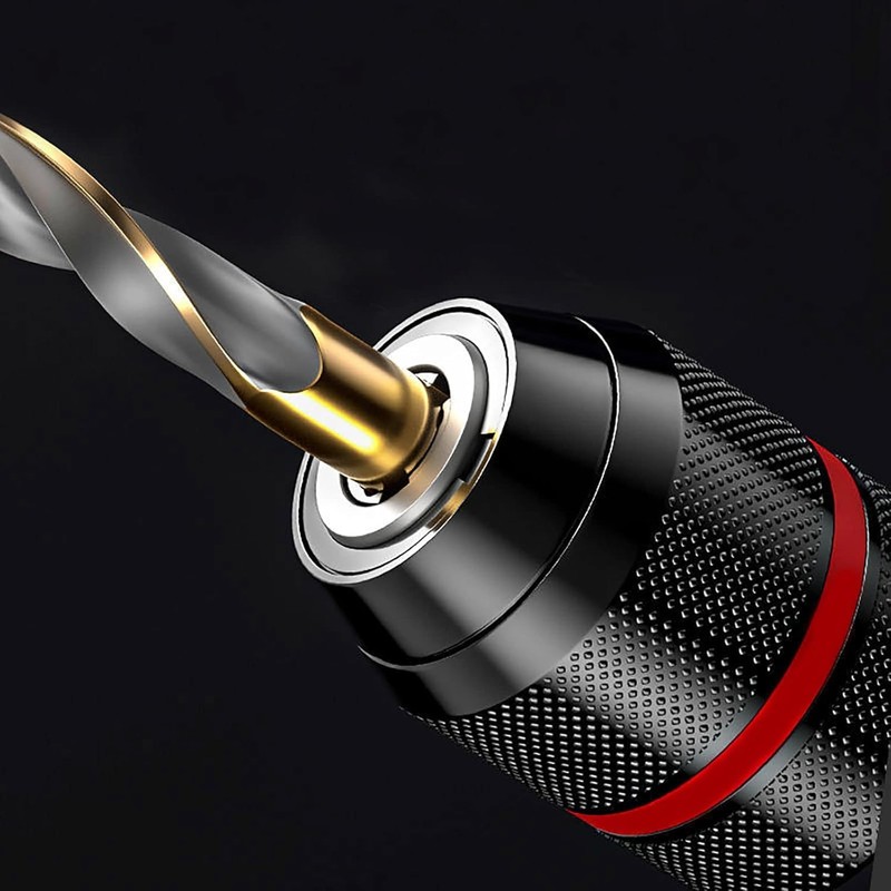 Flylin Keyless Hand Drill Chuck, Hex Shank Drill Chuck Adapter
