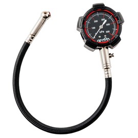Amon 8821 Air Gauge, Standard Grade Tire Gauge, Air Pressure Measurement, Gauge Diameter 2.0 inches (51 mm), Soft Case Included