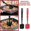 2Pcs Ground Beef Chopper Tool, Meat Masher Ground Beef Heat