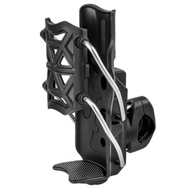 Adaptive Cycling & Motorcycle Cup Holder – Universal Bike/ATV/Boat Drink Mount, 360° Rotation Fit (Black)