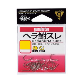 Gamakatsu Spatula Sure Hook Brown No. 6 Fishing Hooks