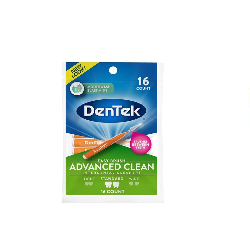 DenTek Easy Brush Interdental Cleaners, Mint, 16 Count