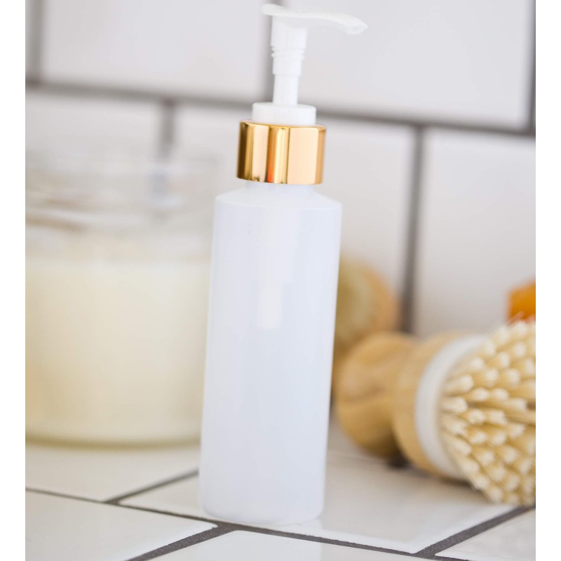 4 oz / 120 ml Clear Natural Large Refillable Plastic