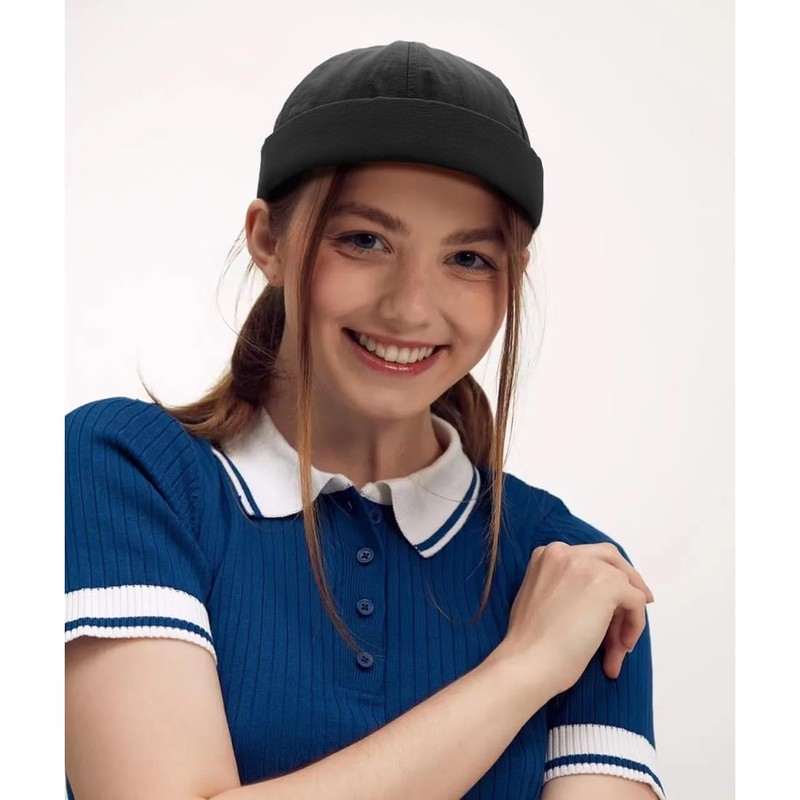 Rumnoke Quick Dry Docker Caps for Men Brimless Cap Sailor