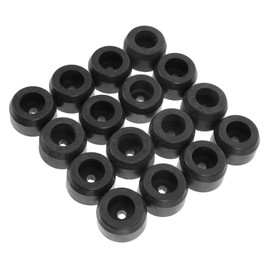 jojofuny 16pcs High Durability Speaker Furniture Leg Pads Non Slip Rubber Bumper Pads for Tables Cabinets Legs