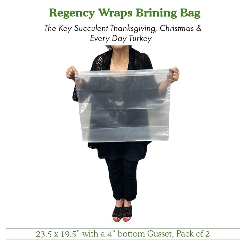 Regency Wraps Brining Bag, Pack of 1, Clear