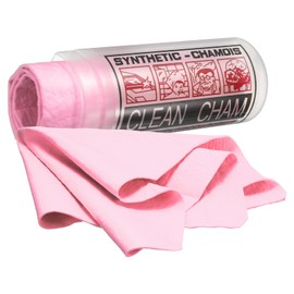 sourcing map Car Premium Shammy Cloth 16.9" x 12.6" PVA Chamois Wash Drying Towel Ultra Absorbent No Scratches in Buckets for Cars Motorcycles Mirrors Glass Countertops Phone Laptop, Pink