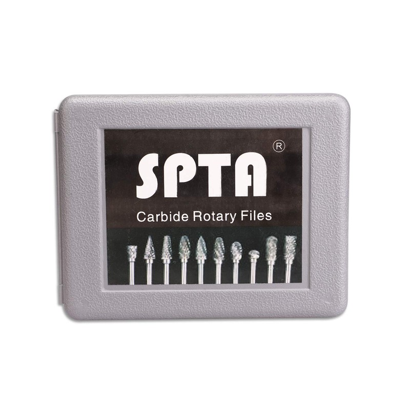 Tungsten Steel Milling Cutter, SPTA 8-Piece Burr 6 mm Shank
