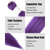 KAVSORAPI Purple Braiding Hair 10 Inch Pre Stretched Hair Long