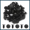 TUCKBOLD 100pcs Plastic Rivets Fastener Fender Bumper Push Clips 11mm