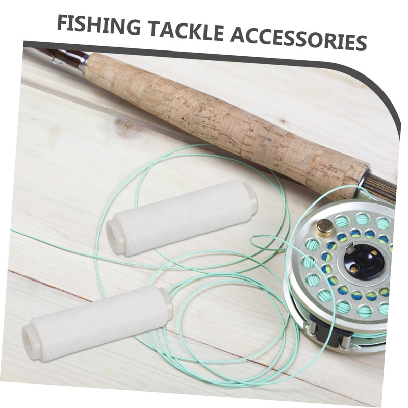 KOMBIUDA 4rolls High Elastic Nylon Fishing Line Braided Line Fishing