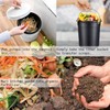 Compost Bin for Kitchen Counter, LALASTAR Small Metal Compost Bin