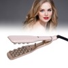 Flat Curling Iron 45W Pink Negative Ion Hair Crimper Waver
