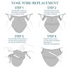 Men Large Beard Mask, Face Mask for Bearded Men, Reusable