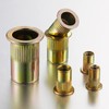 Wensilon Rivet Nut 1/2-13UNC 20Pcs Yellow Zinc Plated Finish Flat