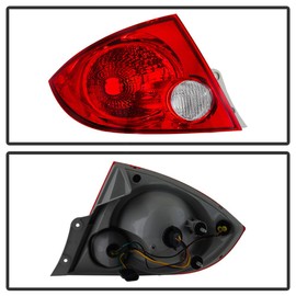 ACANII - For 2005-2010 Chevy Cobalt 4-Door Sedan Pontiac G5 Tail Lights Brake Lamps Replacement Driver & Passenger Side