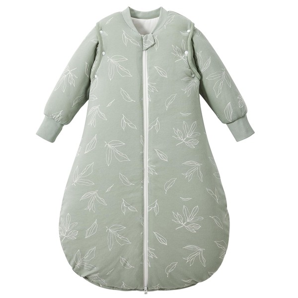 LULUMONKEY 3.5 TOG Winter Baby Sleeping Bag with Removable Long