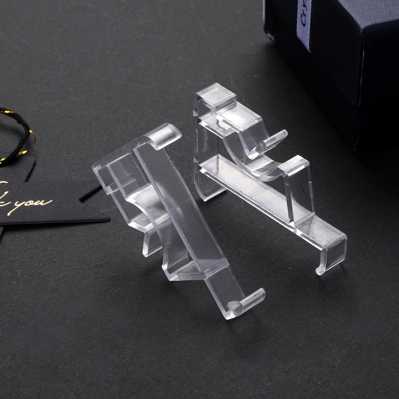 12 Pcs Valance Blind Clips Replacement Clear 2 Inch Plastic