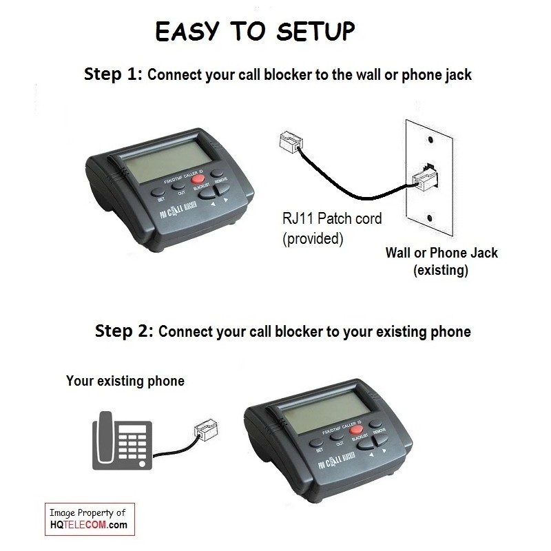 PRO CALL BLOCKER T-LOCK CALL BLOCKER, FREE SPLITTER, FREE SHIPPING