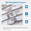 COMSTICKC 3D Faux Brick Wall Panels, 3D Brick Wallpaper Peel
