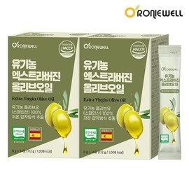 Roniwell Organic Extra Virgin Olive Oil 14 packets x 2 boxes / 로니웰 유기농 엑스트라버진 올리브오일 14포 x 2박스