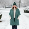 Knitting Pattern for Pocket Scarf, Chunky Yarn, Shoulder Warmer Scarf,