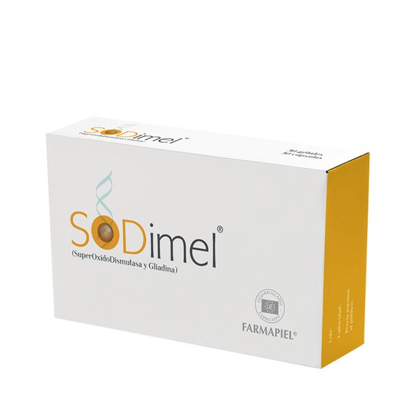 Farmapiel Sodimel suplemento antioxidante antiedad 60 capsulas., 60 caps