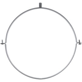 ECOPRO VENT 14"" Inch Galvanized Pipe Hanger - Conduit Mounting Clamp - Tube Brackets - Pipe Clamps - Tube Wall Mounting Bracket Clamp - Rigid Conduit Holder - PVC and Metal Pipe Attachment Hanger