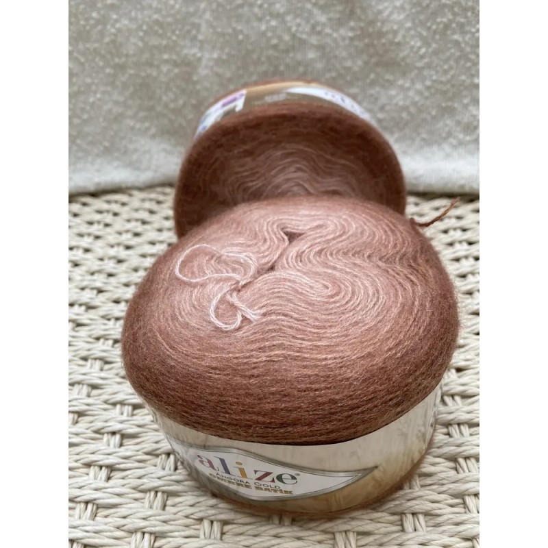 Estambre Alize Angora Gold Ombre Cake 150g Elige Color