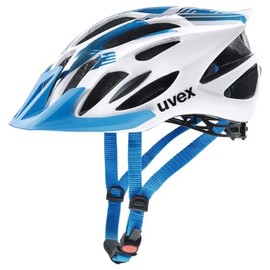 Uvex Unisex Adult’s Flash Cycling Helmet, White Blue, 53-56 cm, white, 57-61 cm