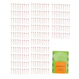 250Pcs Horseshoe Nails Copper Plating Shoeing Nails with Plastic Box for Raise Livestock E3slim 48mm/1.89in