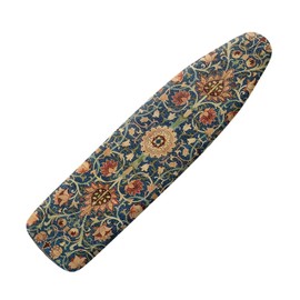 ZCFYGDX Vintage Flower Print 17 x 49 Ironing Board Covers Nylon Buckle Straps Fasteners & Elastic Edge Stain Resistant Breathable,Suitable for Multi-Size Iron Board Relaxing Ironing Experience