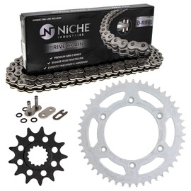 NICHE Drive Sprocket Chain Combo for KTM SX 250 SXS 125 EXC 150 Front 13 Rear 48 Tooth 520V O-Ring 118 Links