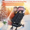 LAT Baby Warm Bunting Bag Universal,Stroller Sleeping Bag Cold Weather,Waterproof
