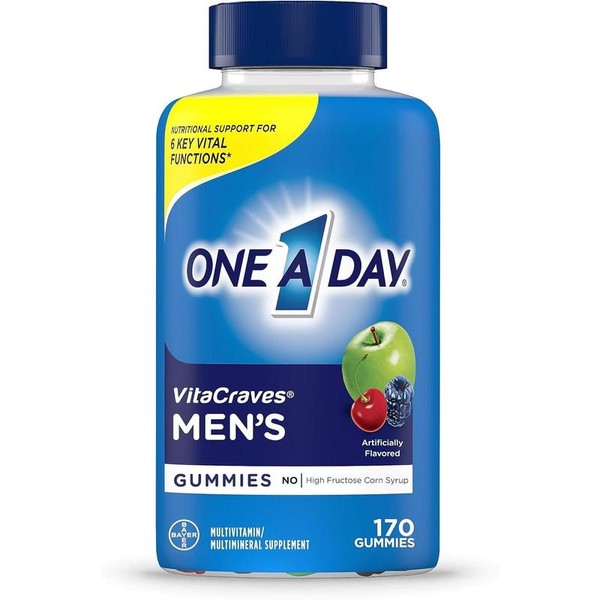 ONE A DAY VitaCraves Men’s Gummies – 170 Count |
