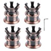 4pcs Engine Screw Cap Covers Crown Styling Fit for XL883/Big