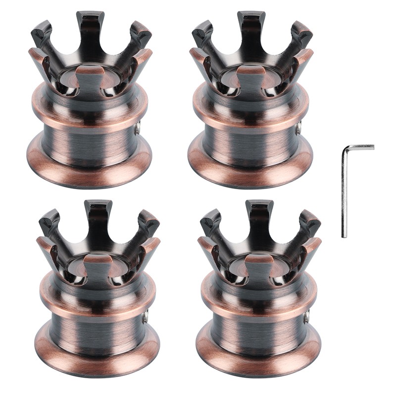 4pcs Engine Screw Cap Covers Crown Styling Fit for XL883/Big