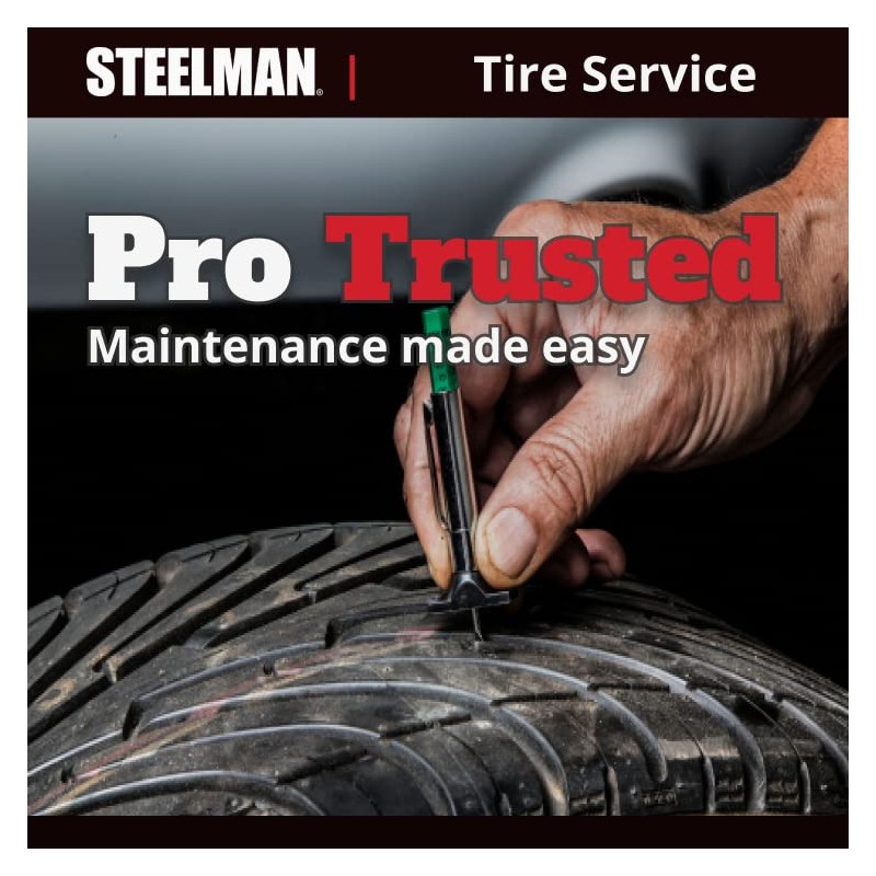 Steelman Color Coded Tread Depth Gauge, Quickly Identifies Amount of