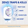 Zevo Flying Insect Trap & 3 Refill Cartridges - Plug