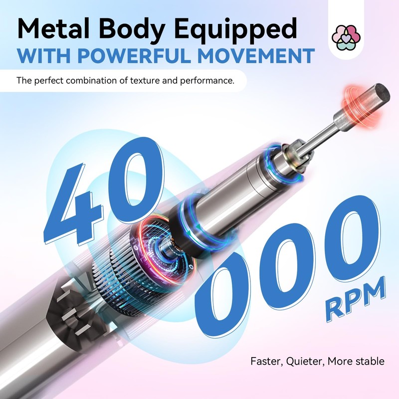 SAVILAND Nail Drill & Cuticle Remover and Cuticle Oil Kit