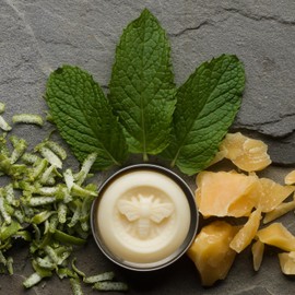 Avitals Hope Springs Lotion Bar with argan oil, avocado oil, beeswax, cocoa butter, shea butter, vitamin E, and a blend of citrus and spearmint essential oils