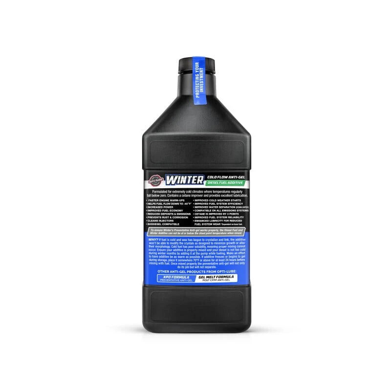 Opti-Lube Winter Formula Diesel Fuel Additive - Quart Treats up