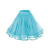 Sorosis Women's Pannier Skirt, Tutu Cart, 3 Layers, Fluffy, Color