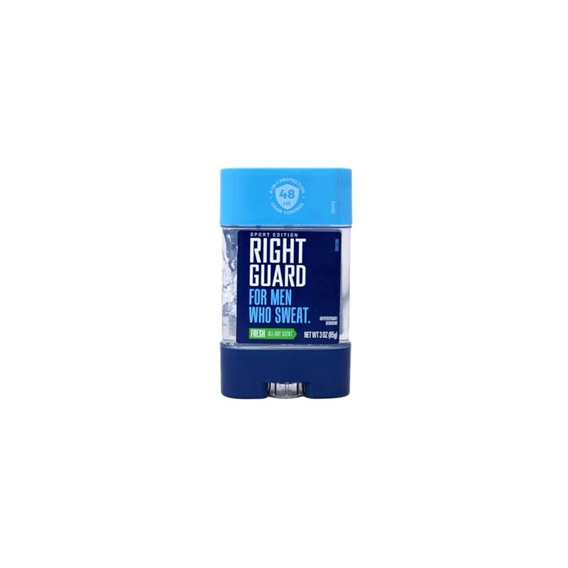 Right Guard Sport Clear Gel Antiperspirant, Fresh, 3 Ounce (Pack