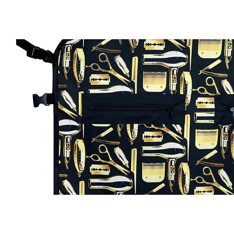 King Midas Barber Apron Unisex Hair Stylist Apron (Black &