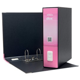 Esselte Dox 1 Class Box Lever Arch File, A4. Light Pink