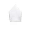OLYMP Men's Pocket Square Pocket Square Plain, White