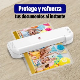 Micas Termicas 7mls Tamaño Carta (22.9 x 29.2 cm) 50 Piezas Con Acarreador, hojas para enmicar                                                        