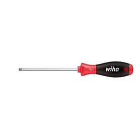 Wiha screwdriver SoftFinish, Hexagonal Ball Head, Swivelling for Hard to Reach Areas, with Hexagonal Blade, 36704001