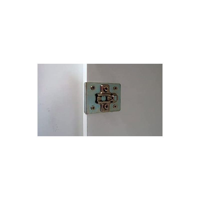 BSM Marketing Kitchen Cupboard Door Hinge Repair KIT Includes Plates